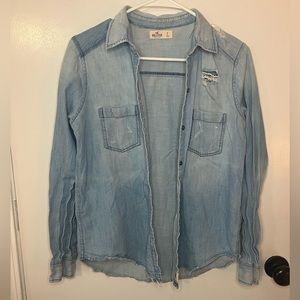Hollister Denim button up